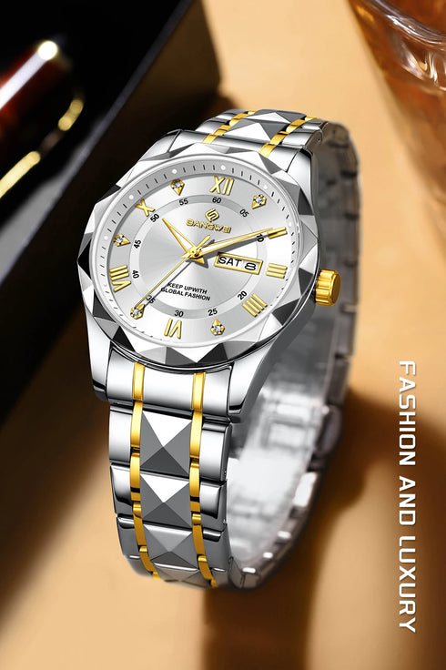 BANGWEI Elegant Luxury Quartz Woman Watch Fashion Classic Simple Stainless Clocks Auto Date Waterproof Diamond Ladies Wristwatch