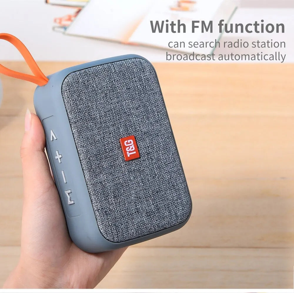 Speaker TG506 Portable Mini Wireless Soundbar Bluetooth 5.0 Outdoor Indoor HIFI Loudspeaker Support TF Card FM Radio Waterproof