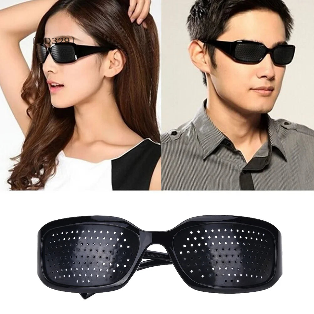〔DD329〕 1 Pcs Glasses Vision Anti-fatigue Eyesight Care Improver Stenopeic Pin Pinhole Glasses, Secondary image
