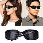 〔DD329〕 1 Pcs Glasses Vision Anti-fatigue Eyesight Care Improver Stenopeic Pin Pinhole Glasses,