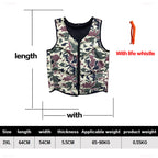 Neoprene life jacket the fishing vest water jacket sport adult children life vest clothes swim skating ski rescue boats drifting