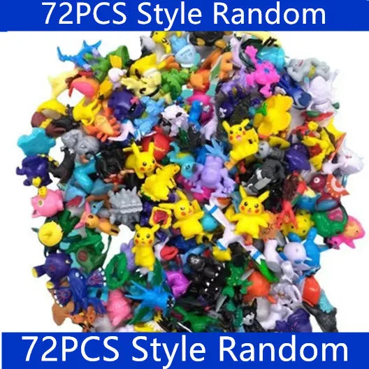 144 Style Anime  Action Figure Model Pokemon Figure Toys Ornamental Decoration Collect Toys For Children's Christmas Gift