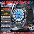 ECG High-end Health Smart Watch Men Blood pressure lipids bloodoxygen Body analysis Uric acid Health Tracker Smartwatch Men lady