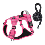 Anti Pull Dog Harness for Large Medium Dogs Reflective Escape Proof Tracker Chest Strap Breathable Adjustable Pet Supplies