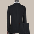 S-7XL Suit New (Blazer+ Vest + Pants) Korean Version of Slim-fit Work Clothes Fashion Business Men Casual Wedding Gentleman Suit