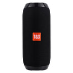 TG117 Portable Outdoor Wireless Bass Speaker With Charging Cable And Aux Cable - FM TF USB Plug-in Card Compatible