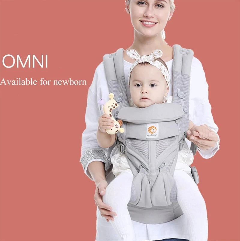 Egobaby 360 Omni Baby Carrier Cotton Breathable Ergonomic Backpacks Holder Shoulder Waist Belt Sling Suspenders 360