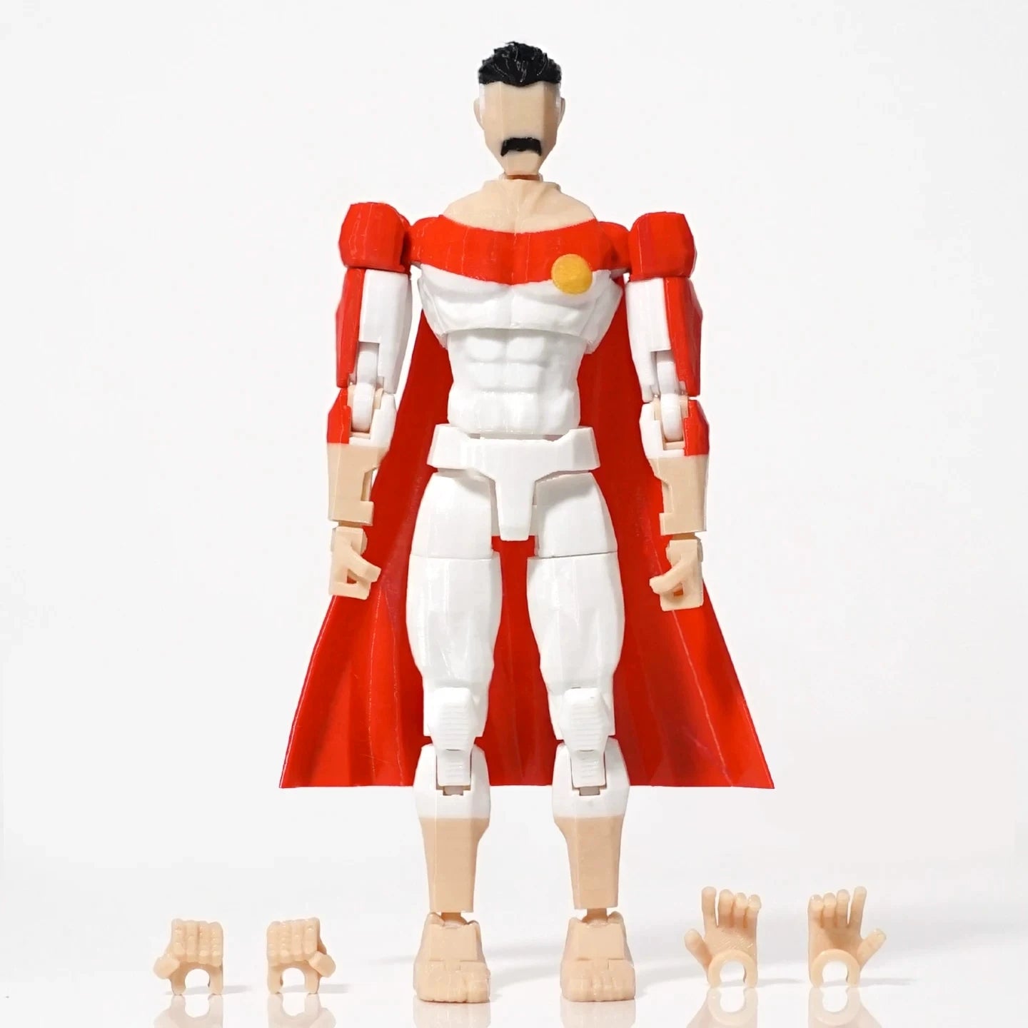 In Stock New 3d Printed Invincible Toys Action Figures T13 Dummy 13 Superheroes Multi-Jointed Movable Shapeshift Toys