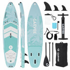 Inflatable Rise Up Paddle Board Stand-up Paddleboard Full Kits with Adjustable Paddle/Hand Pump for Outdoor Water Sports Surfing