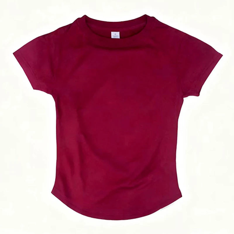 Short Sleeve Gym Top Women Clothes Yoga Top Seamless Sports Shirt Light Weight Fitness Workout Tee Sports Tops Active Wear Femme