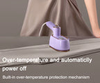 Handheld Vertical Garment Steamer Mini Travel Clothes Ironing Machine Fast-Heat Travelling Fabric Steam Iron Wet Cleaning Brush
