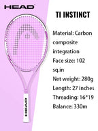 HEAD Carbon Composite Integration Tennis Racket For Beginners Men Women College Students Single Training Racquet