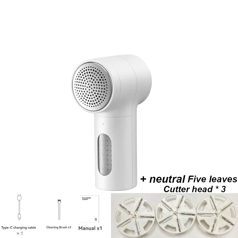 Xiaomi Mijia Lint Remover 2 Portable Electric Clothes Fuzz Pellet Trimmer Rechargeable Clothes Sweater Shaver 180-Minute Working