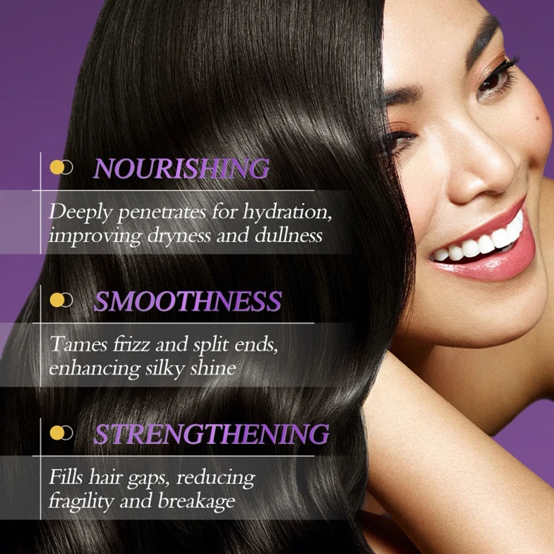 Magical Keratin Hair Mask 5Second Repair Damaged Frizzy Hair Soft Smooth Shiny Nutrition Deep Moisturize Hair Treat Care Product