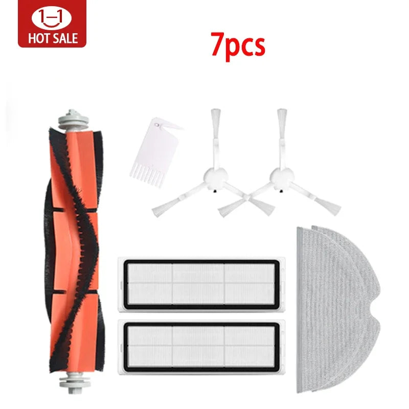 For Xiaomi Mijia 1C 1T Mi Robot Vacuum Mop Dreame F9 Hepa Filter Main Side Brush Mop Cloth Robotic Vacuum Cleaner Accessories