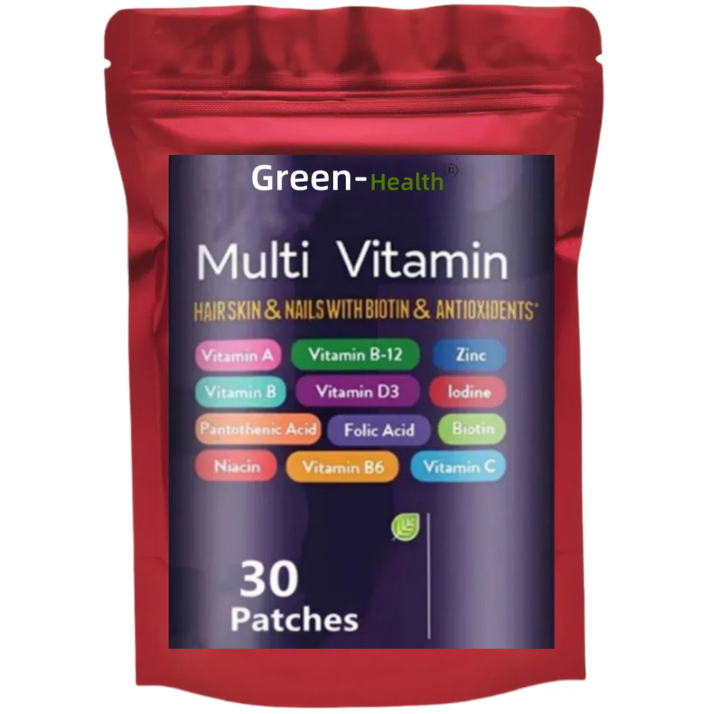 Multivitamin Patches - Packed with Vitamins & Minerals, Boosts Energy, Supports Immune System, Offers Antioxidant Benefits.