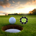 Golf Putt Ball Marker High Precision Round Green Reader Golfing Putting Aid Golf Slope Putting Reader 1PC JJ024