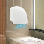 Electric Hand Dryer Compact Wall Mounted Automatic Air Hand Dryer with Infrared Sensor for Commercial Bathroom Hotel and Home