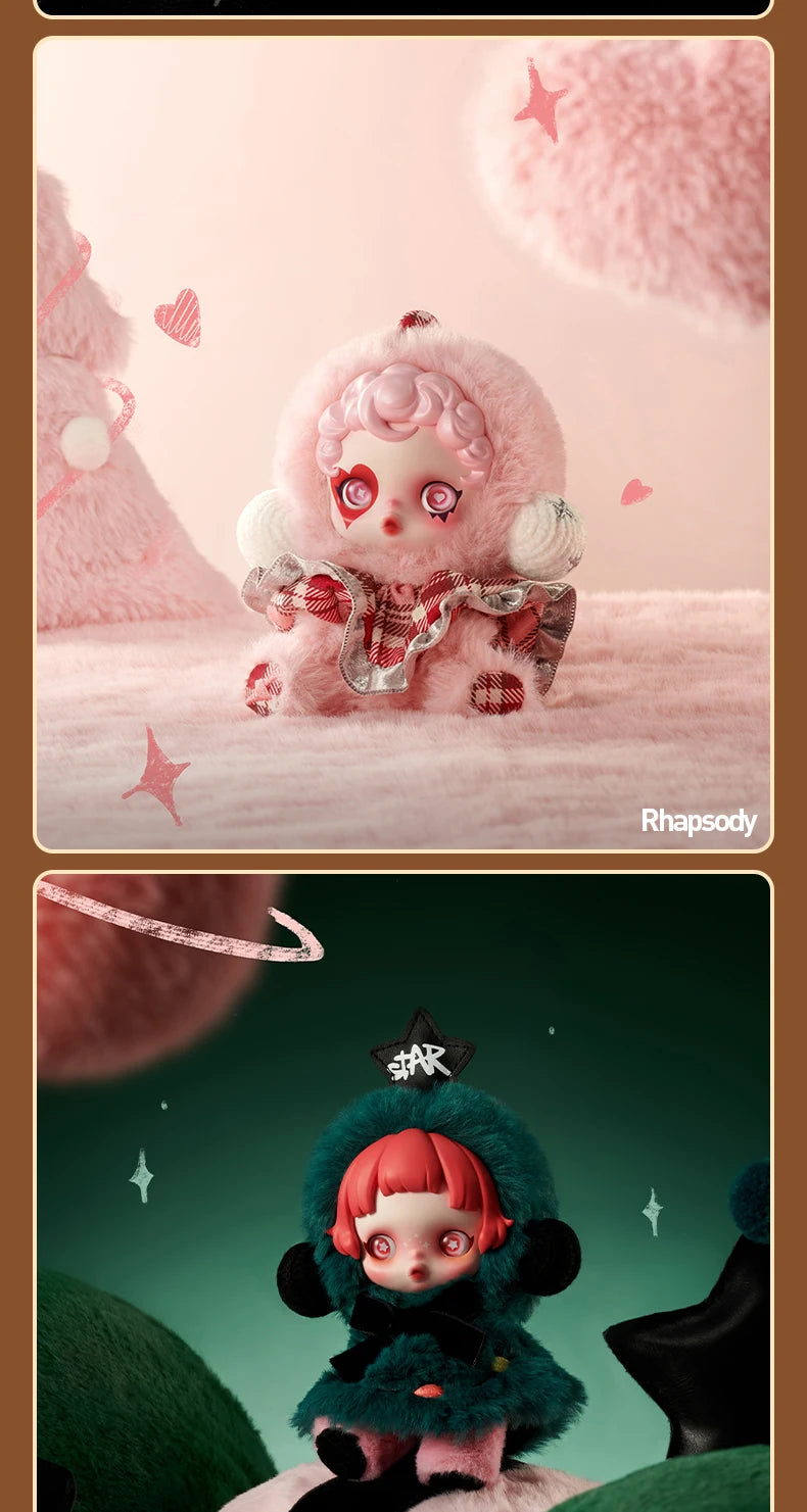 POP MART SKULLPANDA Winter Symphony Series Blind Box Mystery Box Guess Bag Toys Doll Cute Anime Figure Desktop Ornaments