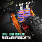 VREOM Z36-Adults Electric Scooter-5600W Motor 60V30AH Battery Off Road E-Scooter,75KM/H Speed 11'' Tire Foldable EScooter
