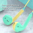 3.5mm Wired Headphones With Bass Earbuds Stereo Earphone Music Sport Gaming Headset With mic For Xiaomi IPhone Huawei Samsung