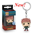 Newest FUNKO Pocket Keychain Jujutsu Kaisen Megumi Yuji Itadori Nobara Kugisaki Satoru Action Figure Collection Toys for Gifts