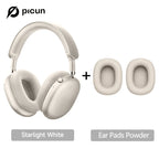 Picun F8MAX ANC Wireless Headphone 59dB Hybrid Active Noise Canceling Spatial Audio Earphone Bluetooth 6.0 Over Ear Headset 180H
