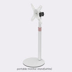Artpowers VESA Monitor Desk Mount Single Monitor Stands Freestanding fits 13'' to 18'' Computer Screen with Height Adjustable