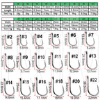 100/50/25 pcs Iseama Carp Fishing Hook Offset Circle Hook Single Fly Fishing Jig Hook Barbed sea Fishhook Tackle Accessories
