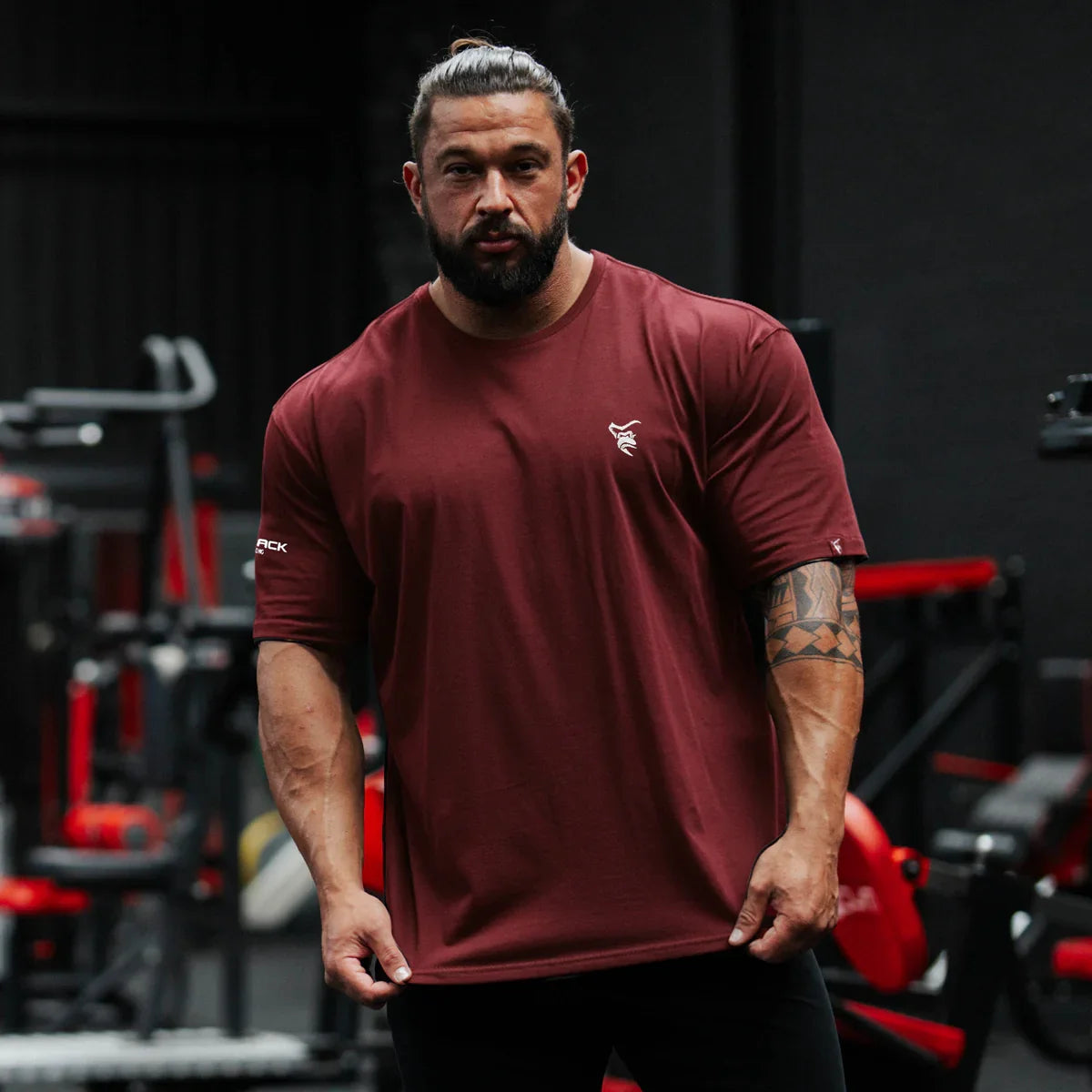 SILVERBACK Loose Fit Men's Cotton T-Shirt Summer Gym Fitness Round Neck Short Sleeve Running Shirts Casual Premium Sportswear