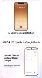 HONOR 600 5G Smartphone EU Version 200MP AI Ultra Night Camera 6400mAh Snapdragon 7 Gen4 AI Button 6.57"AMOLED 80W Supercharge