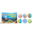 12pcs Kids Bath Bombs Set with Surprise Toys Inside Natural Organic Bubble Bath Fizzies Balls Gift for Children Holiday Gift Set