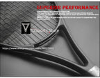 1pcs 27inch Technical Type Tennis Rackets Strung Carbon Aluminum Alloy Recreational Racquet Shockproof With Carry Bag For Adult