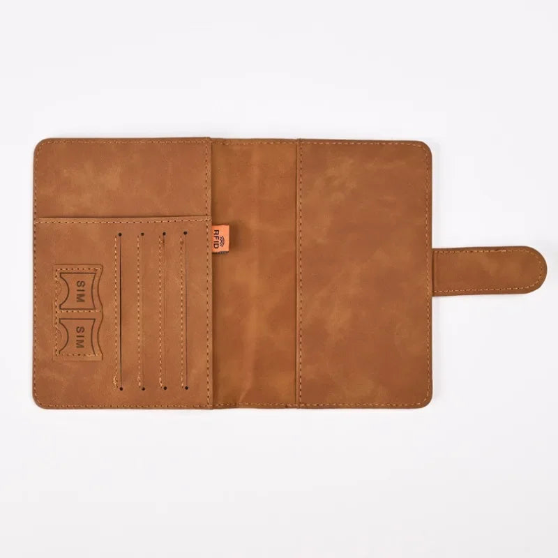 Custom Passport Cover Monogrammed Engraved Name Passport Cover Case Holder Wedding Bridesmaid Groomsman Gift Passport Wallet