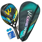 Camewin 3K Beach Tennis Racket Full Carbon Fiber Rough Surface Outdoor Sports Racket For Men Women Adult Senior Player 2024 New