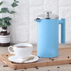 1.5L Coffee Maker French Press Stainless Steel Espresso Coffee Machine French Press Double-Wall Insulated Coffee Tea Maker Pot