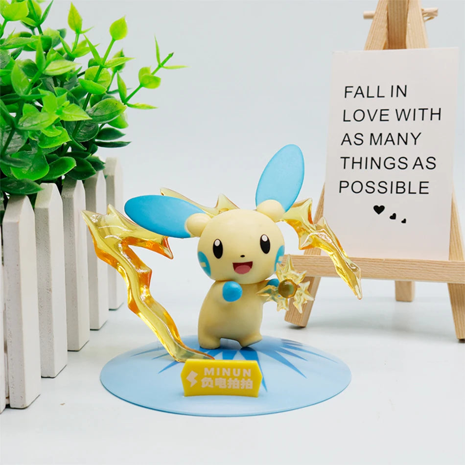 Pokemon Series Blind Box Pikachu Mewtwo Anime Figures Ornaments Dolls Gardevoir Sylveon Model Fans Desktop Car Christmas Gift