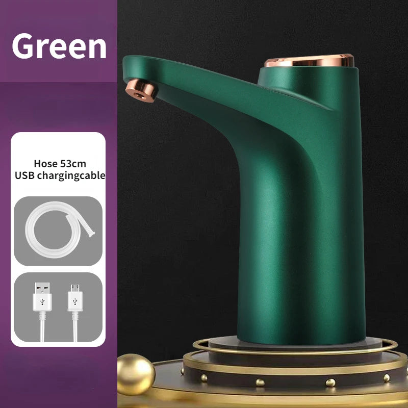 Automatic Water Dispenser Electric Water Pump Button Control USB Charge Portable for Kitchen Office Outdoor Drink Dispenser