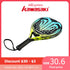 Kawasaki Padel Tennis Carbon Fiber Soft EVA Face Tennis Paddle Racquet Racket with Padle Bag Cover Power Beach Tennis Paddle
