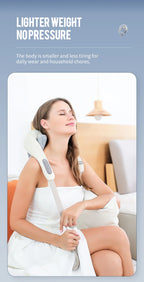 Foreverlily 26W Brushless Motor Neck And Shoulder Massager Wireless Shoulder And Back Kneading Massage Shawl Neck masajeador