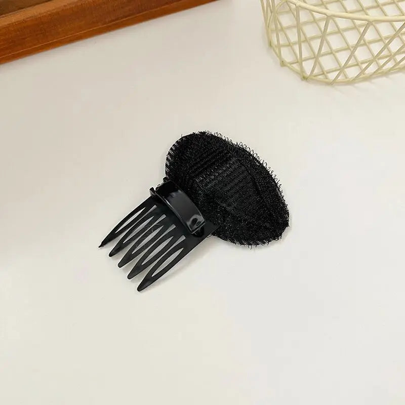 Hair Head Cushion Invisible Fluffy Puff Hair Pad Sponge Clip Bun Bump It Up Volume Hair Base Women Girls Styling Accessories