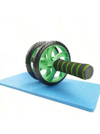 Silent Dual-Wheel Abdominal Roller - Made of Pvc and Stainless Steel, Suitable for Core Strength Training and Fitness Enthusiasts, Abdominal Muscle Roller, Exercise Equipment