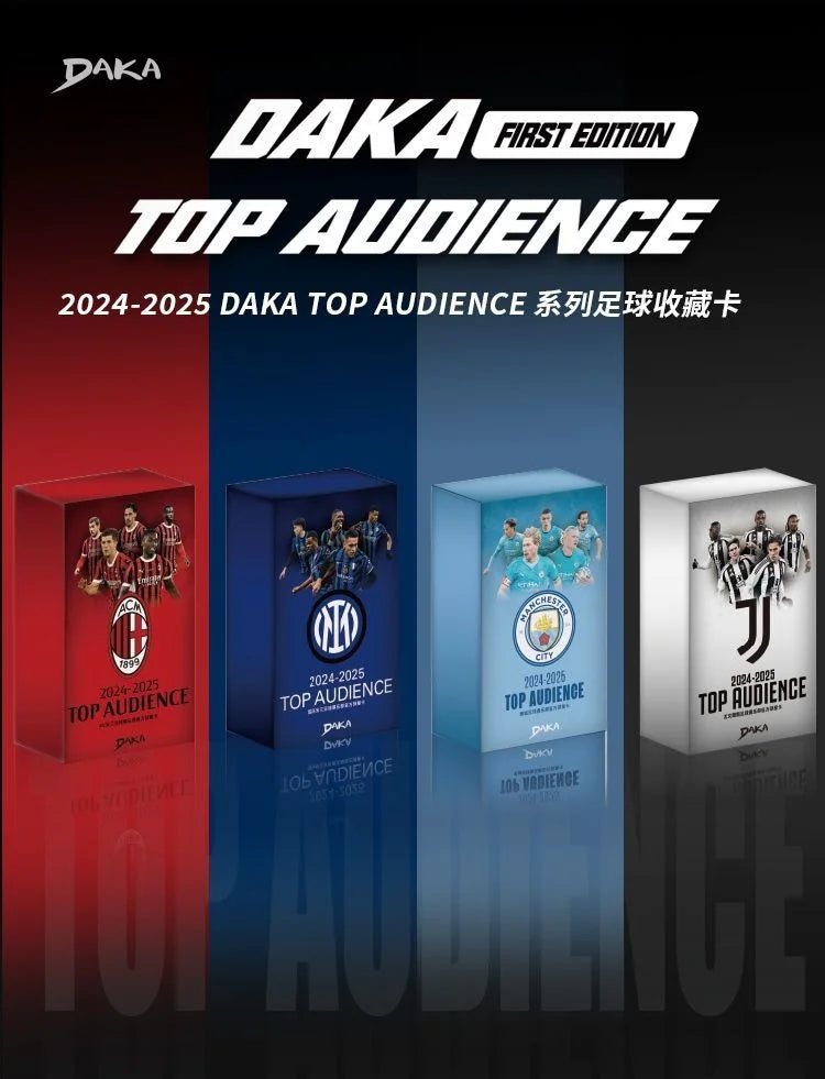 Wholesale Daka 2025-2026 Collection Cards Top Audience Machester Cuty Juventus Ac Milan Internazionale Milano Football Star Toy