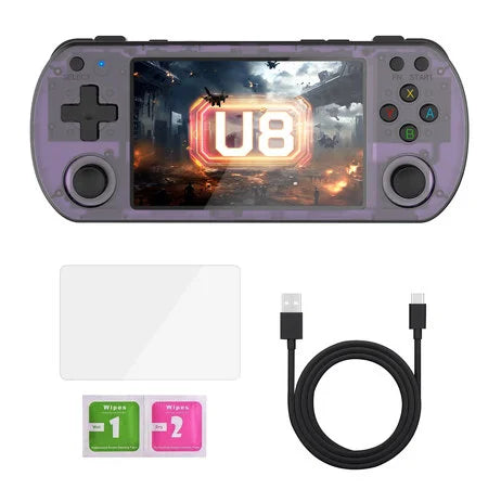 U8 Retro Handheld Game Console Linux System 4.0 Inch IPS Screen R35s Pro Portable Pocket Video Game Player