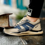 Safety Shoes Men With Steel Toe Cap Anti-smash Men Work Shoes Sneakers Light Puncture-Proof Indestructible Shoes Dropshipping