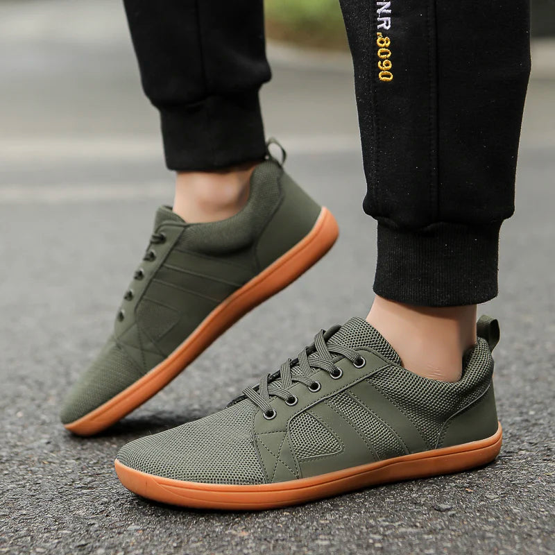 FANCYLEE Classic Women's GAT Barefoot Sneakers Retro Suede Minimalist Walking Shoes Wide Fit Zero Drop Casual Shoes Size 36-41