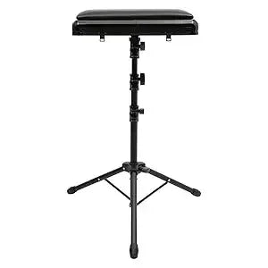 Rolling Makeup Train Case w/Tattoo Armrest Stand,Beauty Trolley Case with 3 Drawers, 4 Universal Wheels, and Combination Lock