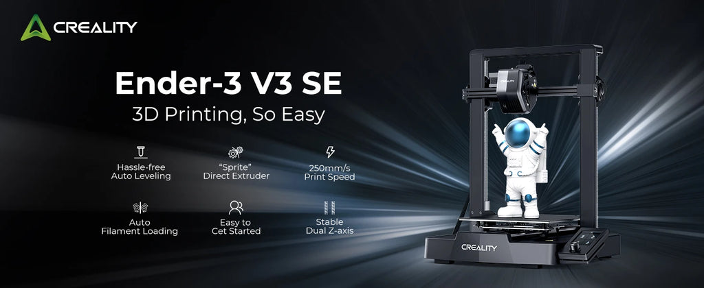 Creality Ender 3 V3 SE 3D Printer 250mm/s Auto Leveling FDM 3D Printer Direct Extruder Auto-Load Filament CR Touch 220*220*250mm