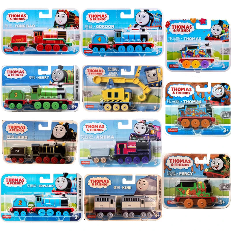 Genuine Thomas & Friends Train Metal Diecast Locomotive Edward Henry Ashima Bruno Kenji Trackmaster Boys Toys Collection Models