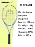 HEAD Carbon Composite Integration Tennis Racket For Beginners Men Women College Students Single Training Racquet